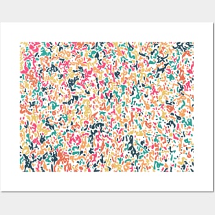 Abstract full color micro pattern Posters and Art